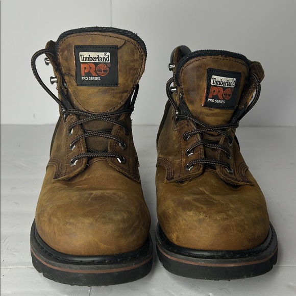 Timberland PRO Tan Leather Work Boots - Picture 1 of 6